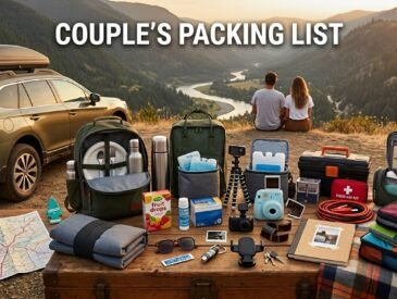 Romantic roadtrip packing list